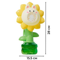 Мильні бульбашки Flower Bubble Machine BJC-5A(Bunny-Yellow) зі світлом Bambi