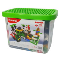 Дитячий конструктор "Весела ферма" 013888/06, 202 деталі Doloni