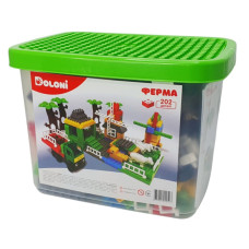 Дитячий конструктор "Весела ферма" 013888/06, 202 деталі Doloni