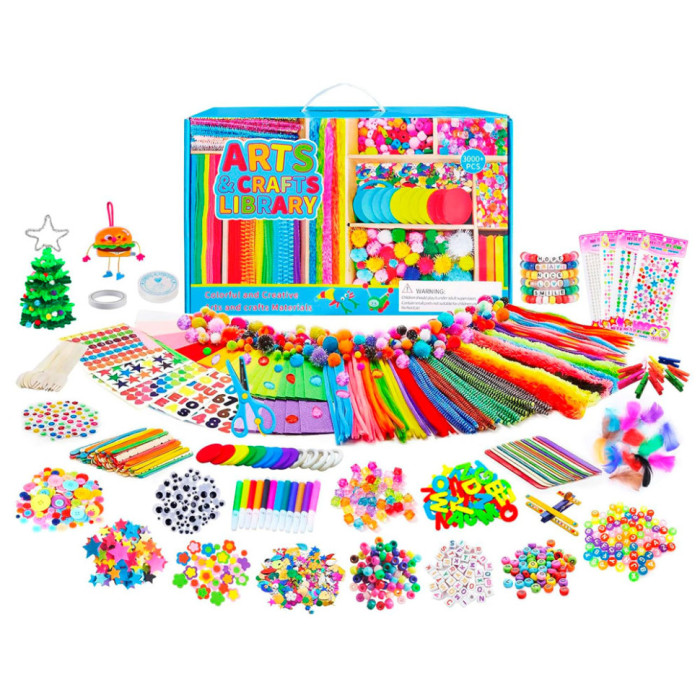 Набір для творчості Arts & Craft Library FG24031101A 3000 деталей для рукоділля Bambi
