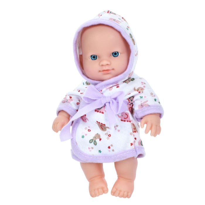 Дитяча іграшка Пупс у халаті A201-U(Violet) 21 см Bambi