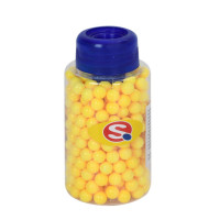 Кульки для дитячої зброї SQU-047(Yellow) пластик, 6 мм, 320 шт Bambi