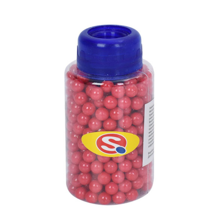 Кульки для дитячої зброї SQU-047(Red) пластик, 6 мм, 320 шт Bambi