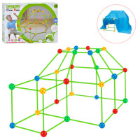 Дитячий конструктор-намет "Build your own den" 2020-36A трубки та кульки Bambi