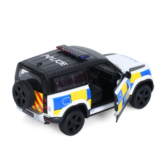 Машинка інерційна Джип Land Rover Defender 90 KT5428WP відчиняються двері, 1:36 Kinsmart