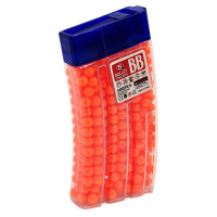 Кульки для дитячої зброї TD2023133(Orange) пластик 6 мм, 500 шт Bambi