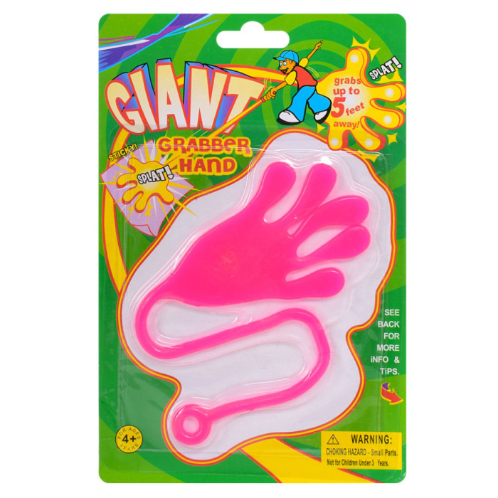 Дитяча іграшка-липучка у вигляді руки 1102-1578(Pink-1) тягнеться Bambi