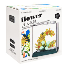 Дитячий Конструктор Flower Language 7345 у колбі, 327 деталей Bambi