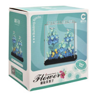 Дитячий Конструктор Ornament Flower 7377 у колбі, 343 деталі Bambi