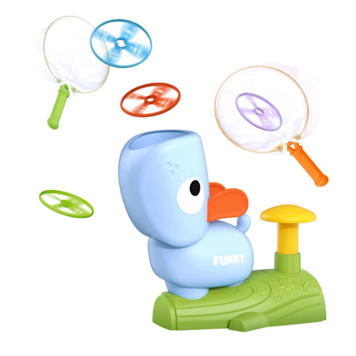 Розважальна гра-фризбі для дітей Catching Games Little Bessn 201Y 2 сачка, 8 дисків Little Bessn