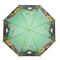 Дитяча парасолька "Машини" MK 5798(Green) тростина 60,5 см, діаметр 83 см Bambi