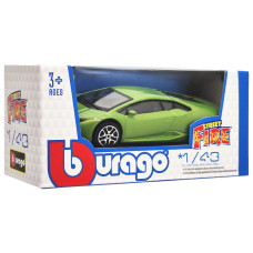 Колекційна автомодель Lamborghini Huracan LP 610-4 18-30010B-13 масштаб 1:43 Bburago