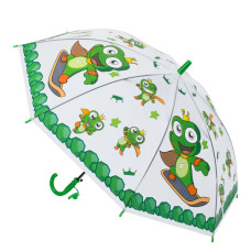 Дитяча парасолька "Жаба" MK 5793(Green) довжина 65,5 см, тростина 60 см, діаметр 84 см Bambi