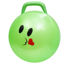 М'яч для фітнесу Смайл MS 4856(Green) 45 см, з ручкою, 300 г Bambi