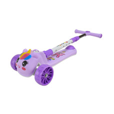 Дитячий самокат триколісний SC2619(Violet) колеса PU, з музикою та світлом EXTREME
