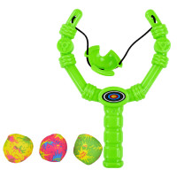 Дитяча Рогатка XG88-23(Green) 3 м'які кульки, в сітці Bambi
