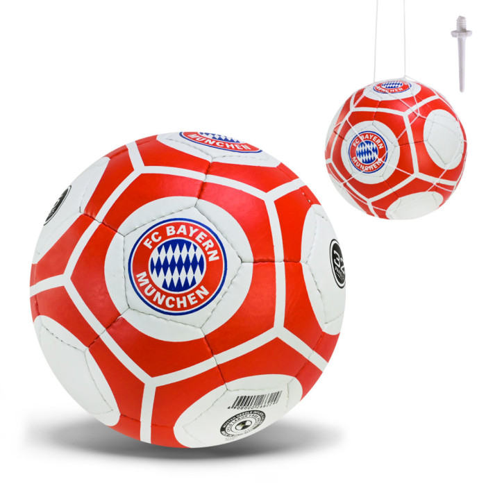 М'яч футбольний FC BAYERN MUNCHEN FP081 №5, PU 420 грам, 32 панелі, сітка+голка в комплекті Bambi
