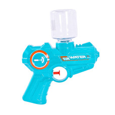 Дитячий ігровий Водний пістолет 8013A(Light-Blue) пластик, 15 см, з пляшкою Bambi