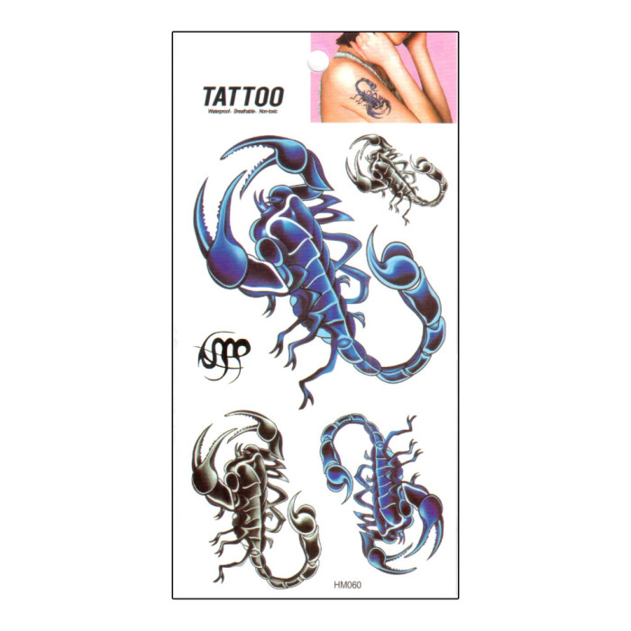 Тимчасове татуювання "Scorpions Tattoo" 1020-HM060 Bambi