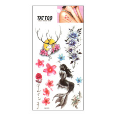 Тимчасове татуювання "Русалка - Олень Tattoo" 1020-HM1693 Bambi