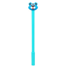 Ручка дитяча з іграшкою "Тигр" C0117-V(Blue) гелева, синя Bambi