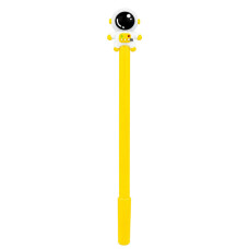 Ручка дитяча з іграшкою "Spaceman" A007(Yellow) гелева, синя Bambi