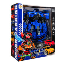 Дитяча іграшка Трансформер HY-3344(Blue) робот 18 см+машина Bambi
