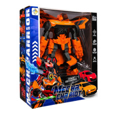 Дитяча іграшка Трансформер HY-3344(Orange) робот 18 см+машина Bambi