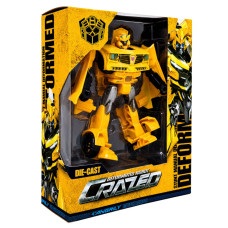 Дитяча іграшка Трансформер W8840(Yellow) пластик, робот 19 см+машина Bambi