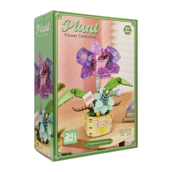 Дитячий конструктор Plant Flower Collection 33020, 153 деталі Bambi