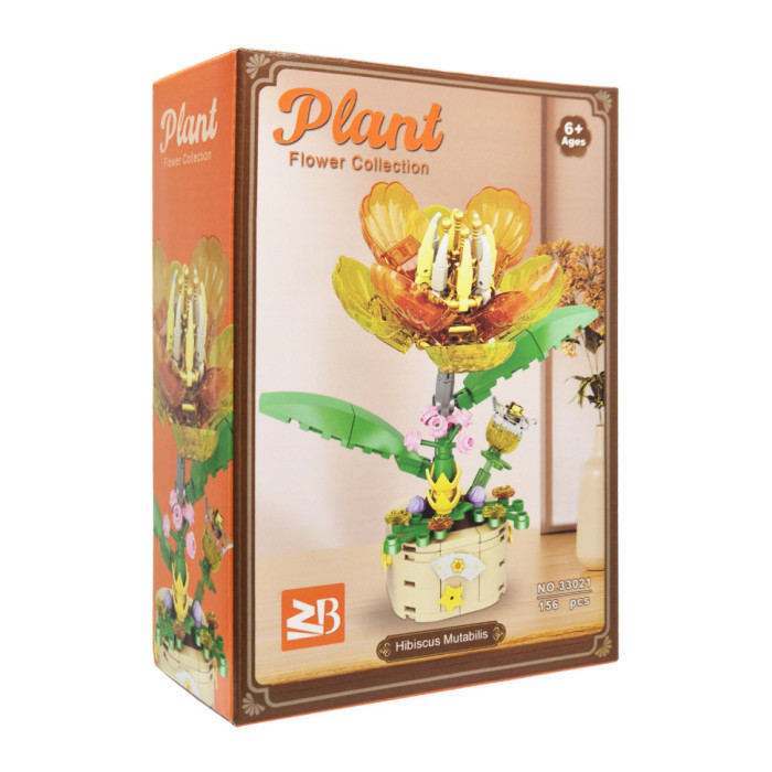 Дитячий конструктор Plant Flower Collection 33021, 156 деталей Bambi