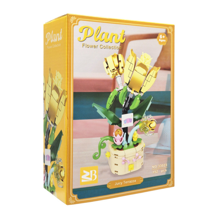 Дитячий конструктор Plant Flower Collection 33023, 152 деталей Bambi