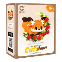 Дитячий конструктор Лисичка 8983 серії "Cute Moon", 498 деталей Bambi