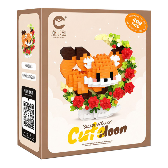 Дитячий конструктор Лисичка 8983 серії "Cute Moon", 498 деталей Bambi