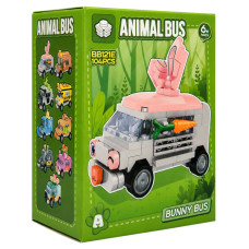 Дитячий конструктор Bunny Bus BB121E-A серії "Animal Bus", 104 деталі Bambi