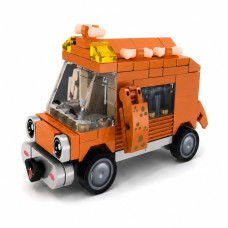 Дитячий конструктор Puppy Bus BB121E-B серії "Animal Bus", 110 деталей Bambi