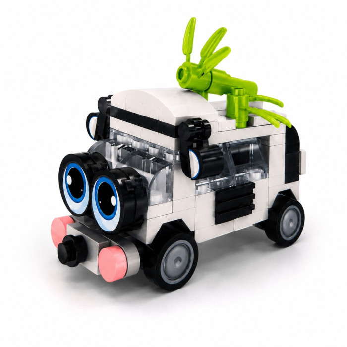 Дитячий конструктор Panda Bus BB121E-C серії "Animal Bus", 101 деталь Bambi