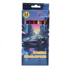 Набір кольорових олівців "Sportcar" 1051-24E 24 кольори Josef Otten