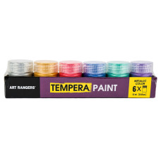 Набір фарб TEMPERA Metallic Art Rangers PT23.06015.A водорозчинні, 6 кольорів, 15 мл Art Rangers