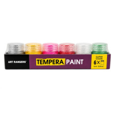 Набір фарб TEMPERA Glitter Art Rangers PT24.06015.A водорозчинні, 6 кольорів, 15 мл Art Rangers