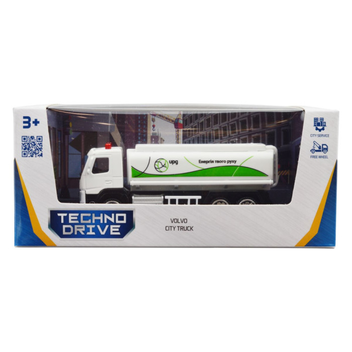 Автомодель ігрова VOLVO ГАЗОВОЗ UPG TechnoDrive 250301, 11 см TechnoDrive