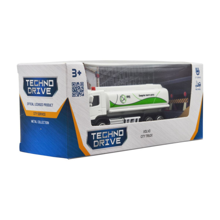 Автомодель ігрова VOLVO ГАЗОВОЗ UPG TechnoDrive 250301, 11 см TechnoDrive
