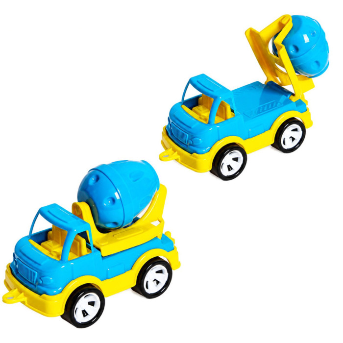 Дитячий бетонозмішувач "Mini Matik" 002/3BMS(Blue) обертовий барабан, 13,5 см Bamsic