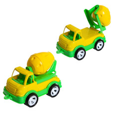 Дитячий бетонозмішувач "Mini Matik" 002/3BMS(Yellow) обертовий барабан, 13,5 см Bamsic