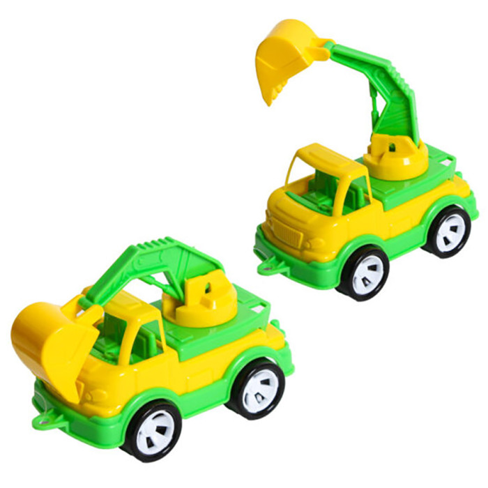 Дитячий екскаватор "Mini Matik" 002/4BMS(Yellow) рухома стріла, 13,5 см Bamsic