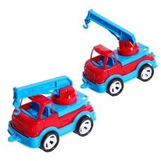 Дитяча іграшка кран "Mini Matik" 002/5BMS(Red) рухлива стріла крана, 13,5 см Bamsic