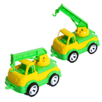 Дитяча іграшка кран "Mini Matik" 002/5BMS(Yellow) рухлива стріла крана, 13,5 см Bamsic