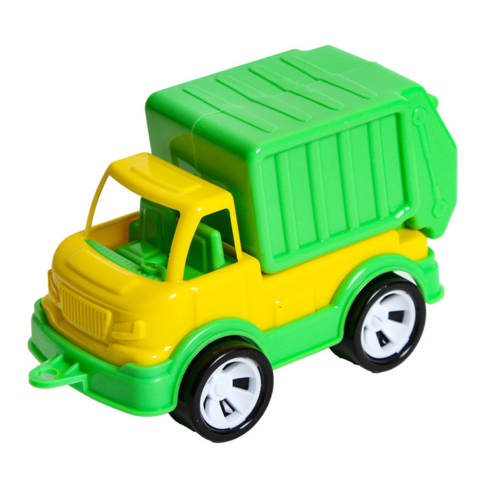 Дитяча іграшка сміттєвоз "Mini Matik" 002/7BMS(Yellow) пластик, 13,5 см Bamsic