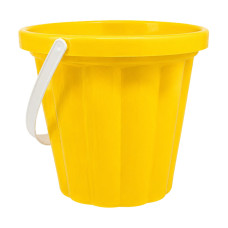 Іграшкове відро велике №1 011BMS(Yellow) розмір відра 20х20х17 см Bamsic