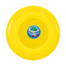 Дитяча іграшка "Літаюча тарілка" 034/1BMS(Yellow) діаметр 21 см Bamsic